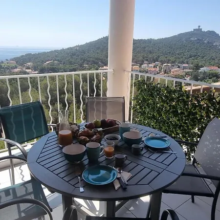 Agay Cap Esterel Le Hameau F2 Clim Plein Sud Dernier Etage Magnifique Vue