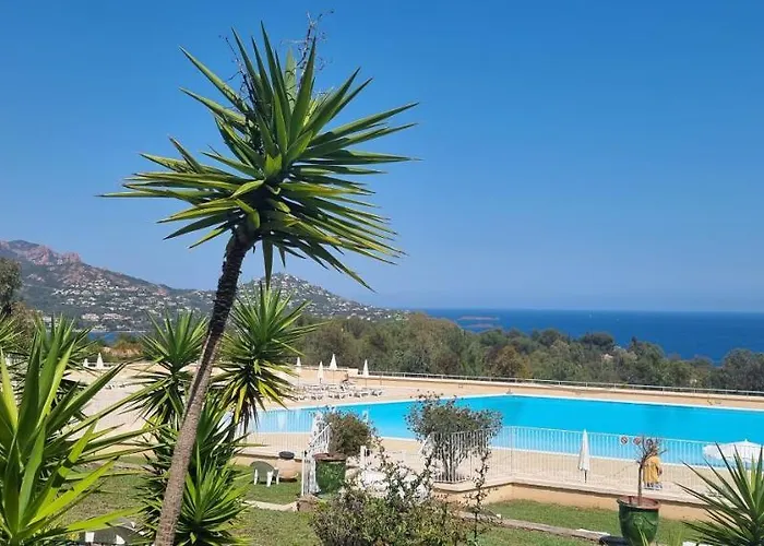 아파트 Agay Cap Esterel Le Hameau F2 Clim Plein Sud Dernier Etage Magnifique Vue Saint-Raphaël